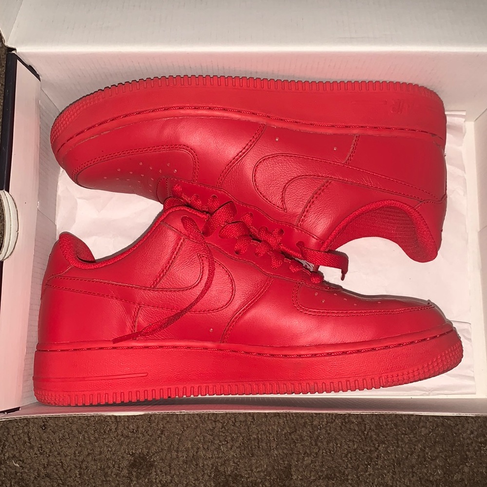 Nike Air Force 1s Red